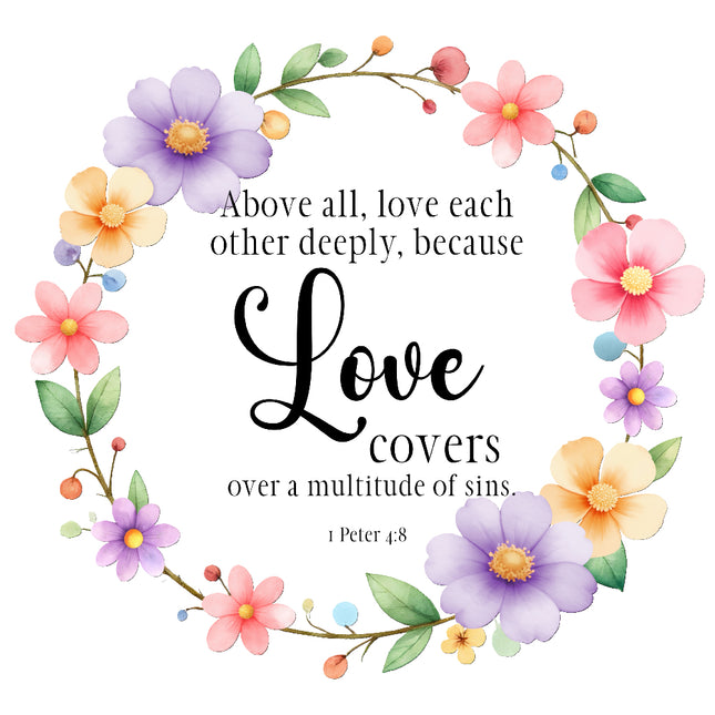 bible verse fabric panel