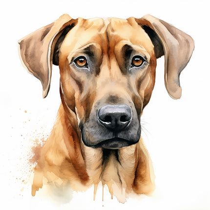 Rhodesian Ridgeback dog fabric panel