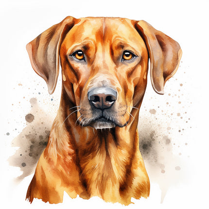 Rhodesian Ridgeback dog fabric panel