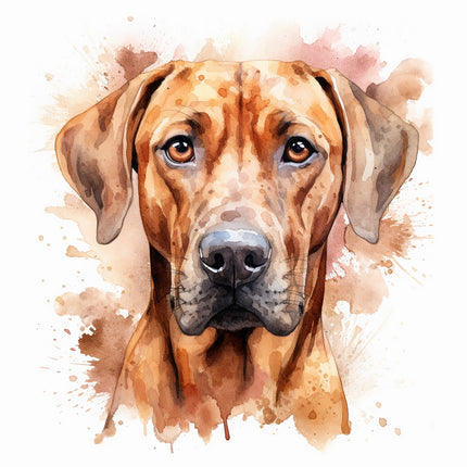 Rhodesian Ridgeback dog fabric panel