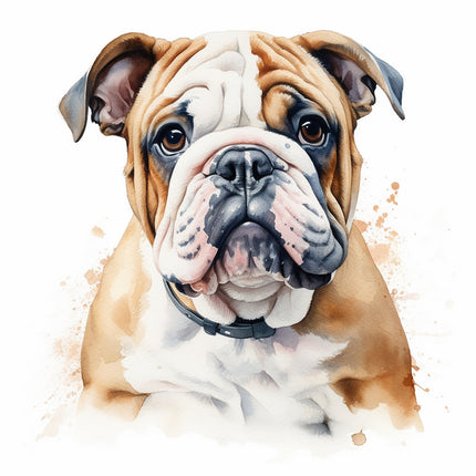 bulldog cotton fabric panel