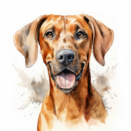 Rhodesian Ridgeback dog fabric panel