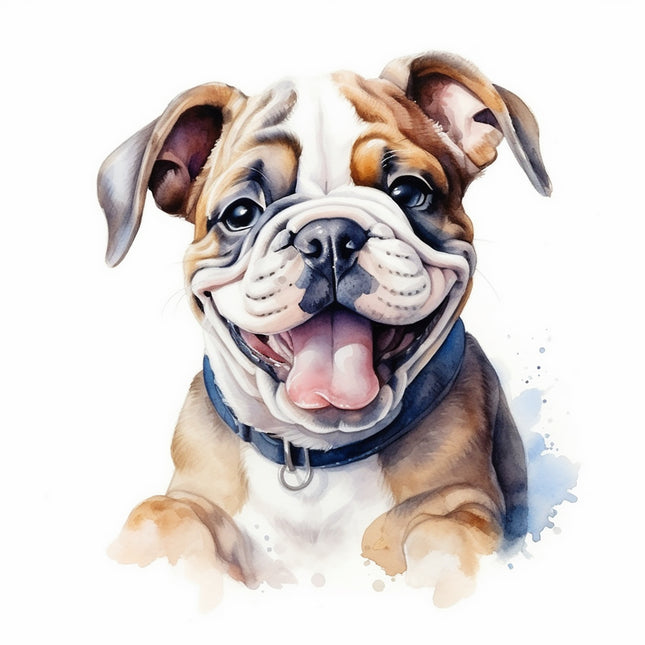 bulldog cotton fabric panel