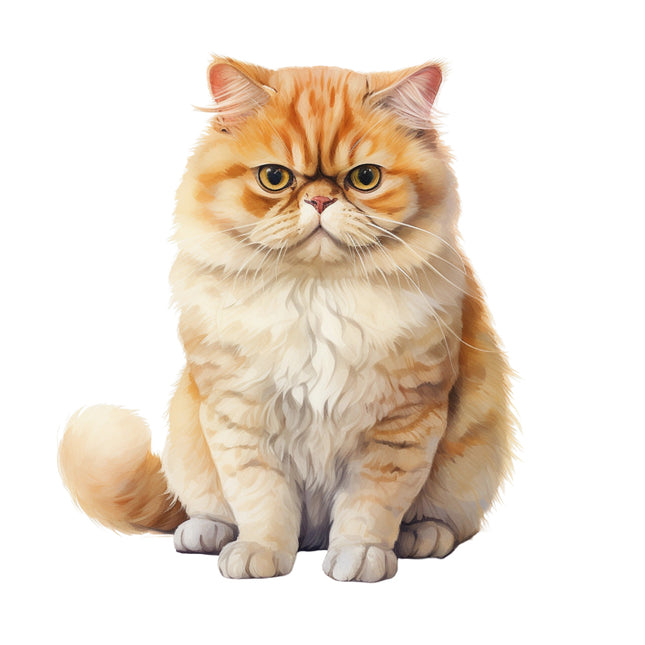 persian cat quilt block