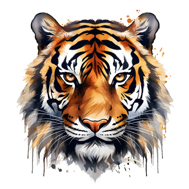 tiger face quilt block