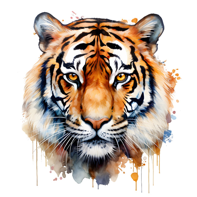 tiger face quilt block