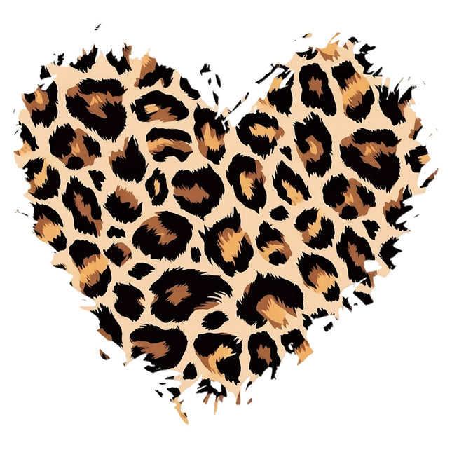 leopard print quilt block