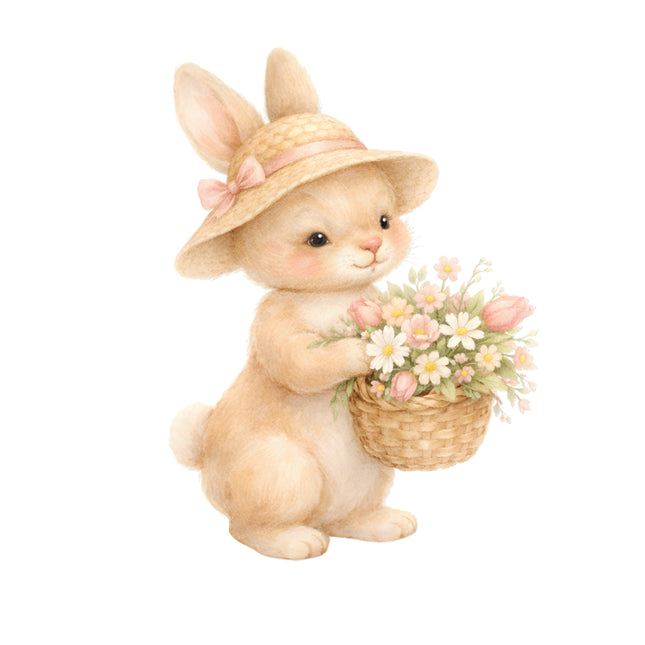 rabbit fabric panel