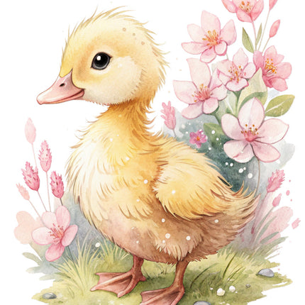 duckling cotton quilt block