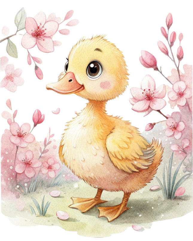 duckling cotton quilt block