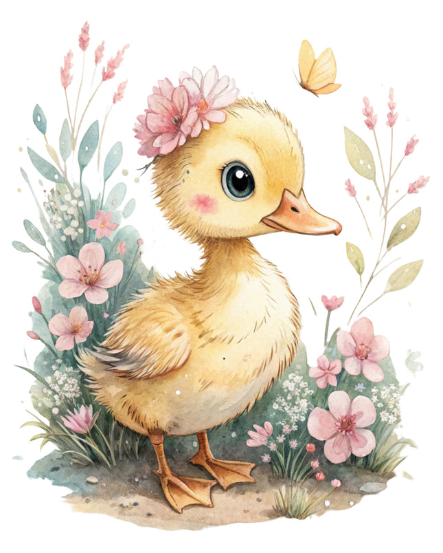 duckling cotton quilt block