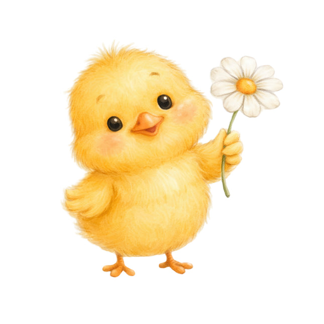 easter chick quilt block