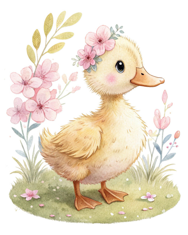 duckling cotton quilt block