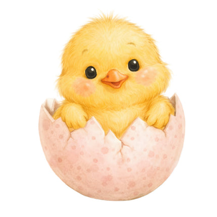 chick in an egg fabric panel