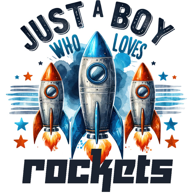 rocketship fabric panel