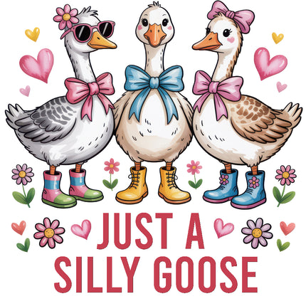 Silly Goose 100% Cotton Fabric Panel Block AG258