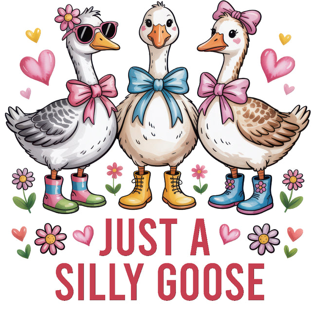 Silly Goose 100% Cotton Fabric Panel Block AG258