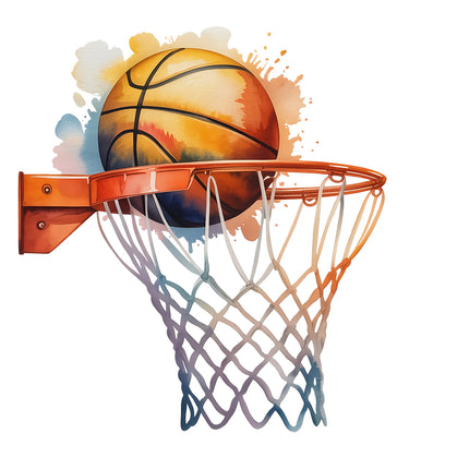 basketball cotton quilt block