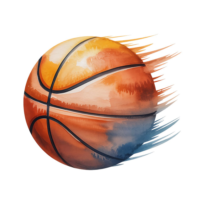 Basketball 100% Cotton Fabric Panel Block FLIP-AH139