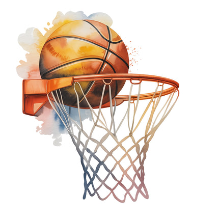 basketball cotton quilt block