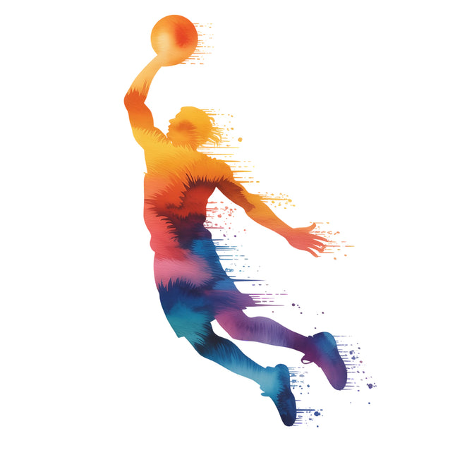 Basketball fabric panel