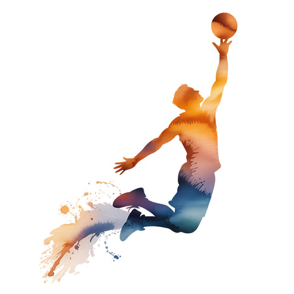basketball cotton quilt block