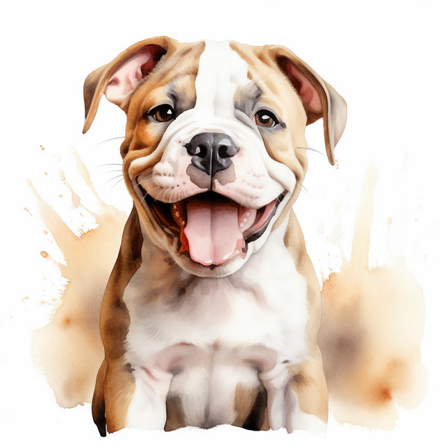 bulldog cotton fabric panel