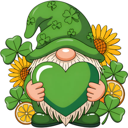 st patricks gnome fabric panel