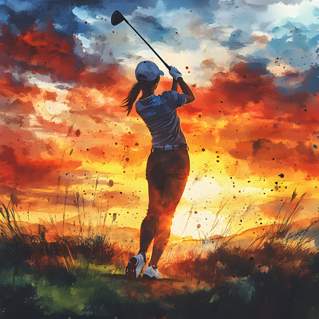 golf cotton fabric panel