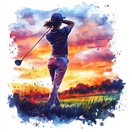 golf cotton fabric panel