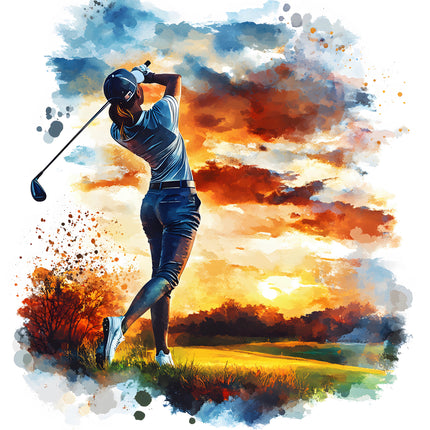 golf cotton fabric panel