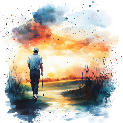 golf cotton fabric panel