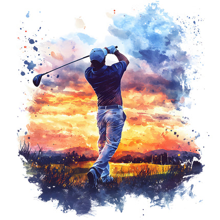 golf cotton quilt block