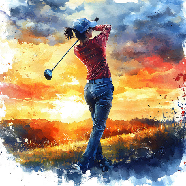 golf cotton fabric panel