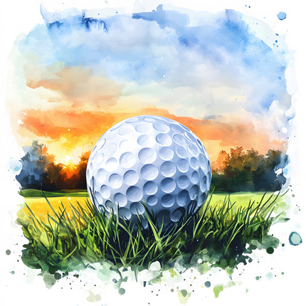 golf cotton quilt block