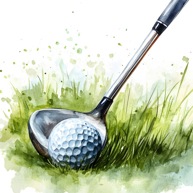 golf cotton quilt block