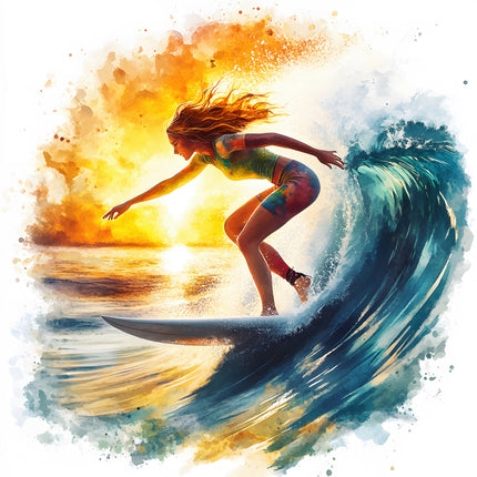 surfing quilt block