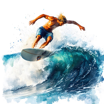 Surfer fabric panel
