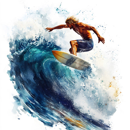 surfing quilt block