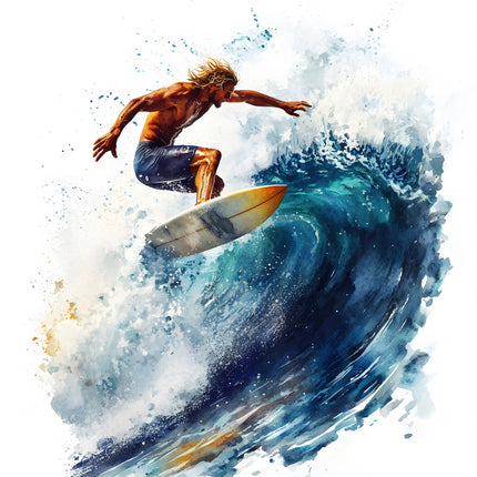 Surfer fabric panel