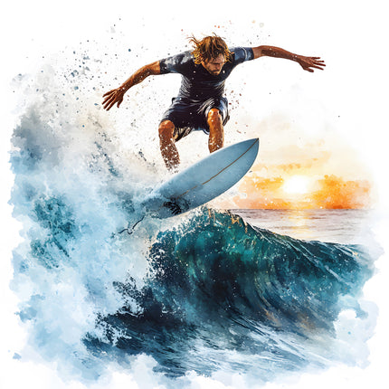 surfing quilt block