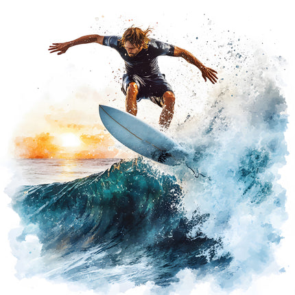 surfing quilt block