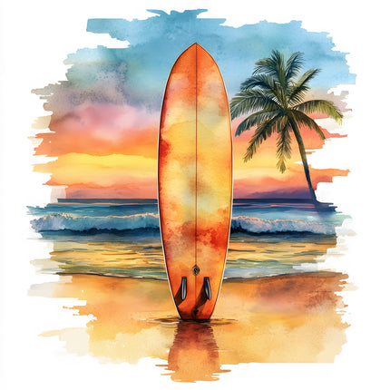 surfing quilt block