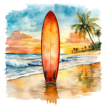 surfing quilt block