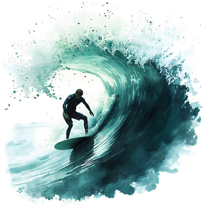 surfing quilt block