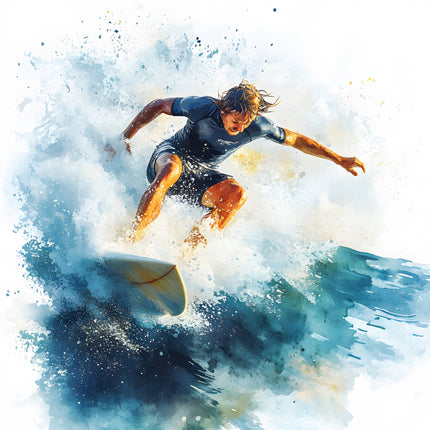 surfing fabric panel