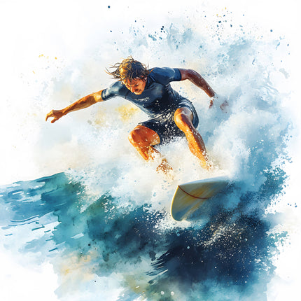 surfing quilt block