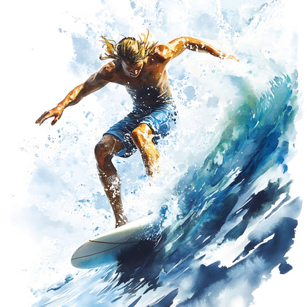 surfing fabric panel