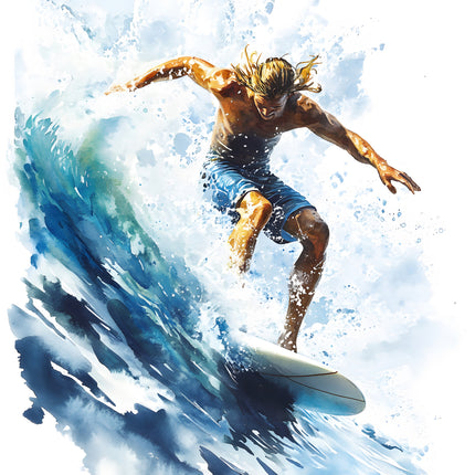 surfing quilt block