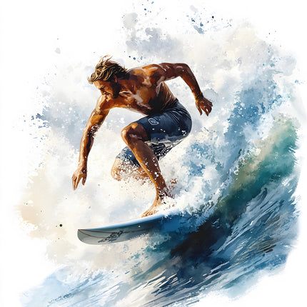 surfing fabric panel